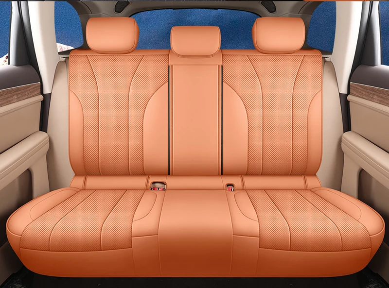 Maßgefertigte Auto-Zubehörteile Sitzbezüge Komplettset Kunstleder Speziell für Aito M7 2022-2024 für Huawei AITO M7 5 6 Sitze – Detail 29