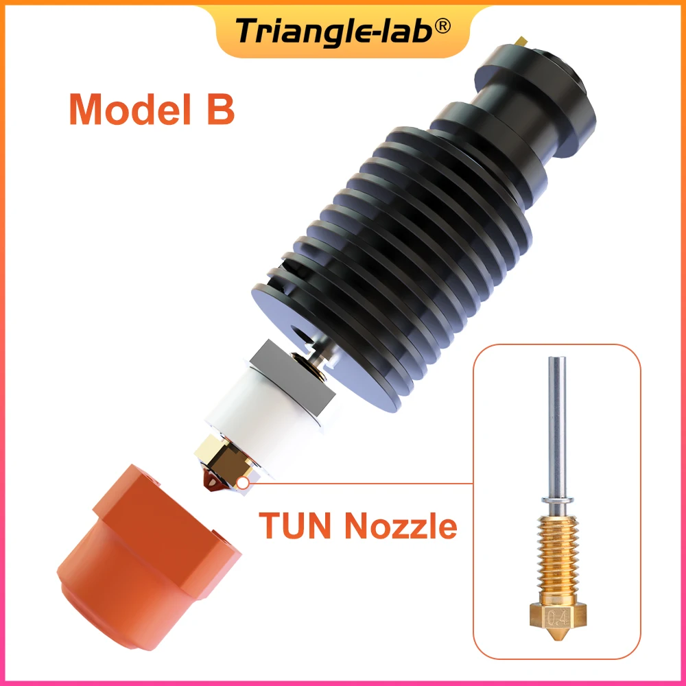 R Trianglelab TD6 Hotend noyau chauffant en céramique et buse TUN pour extrudeuse CHC® DDE DDB à entraînement direct PRUSA MK3S Voron