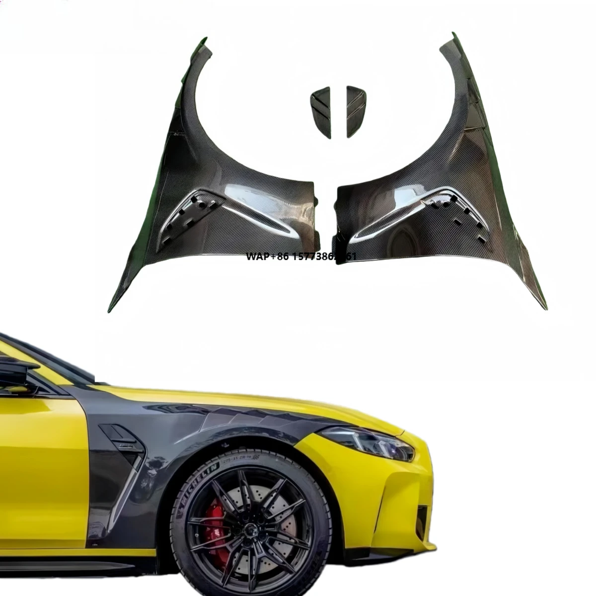 

Suitable for M3 G80 M4 G82 G83 (2021+) - AE Style Carbon Fiber Fenders High Quality