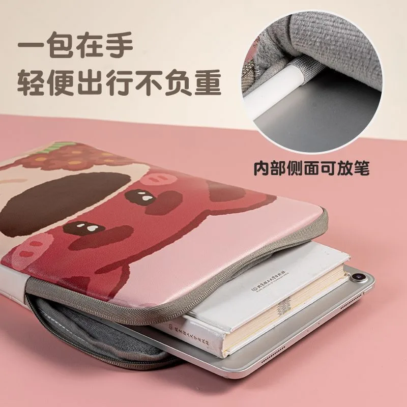 Cartoon Anime Pretty Girl Cute Pink Laptop Bag For Lenovo Dell HP Huawei  Macbook Air M2 Case 10 11 12 13 14 15 Inner Bladder