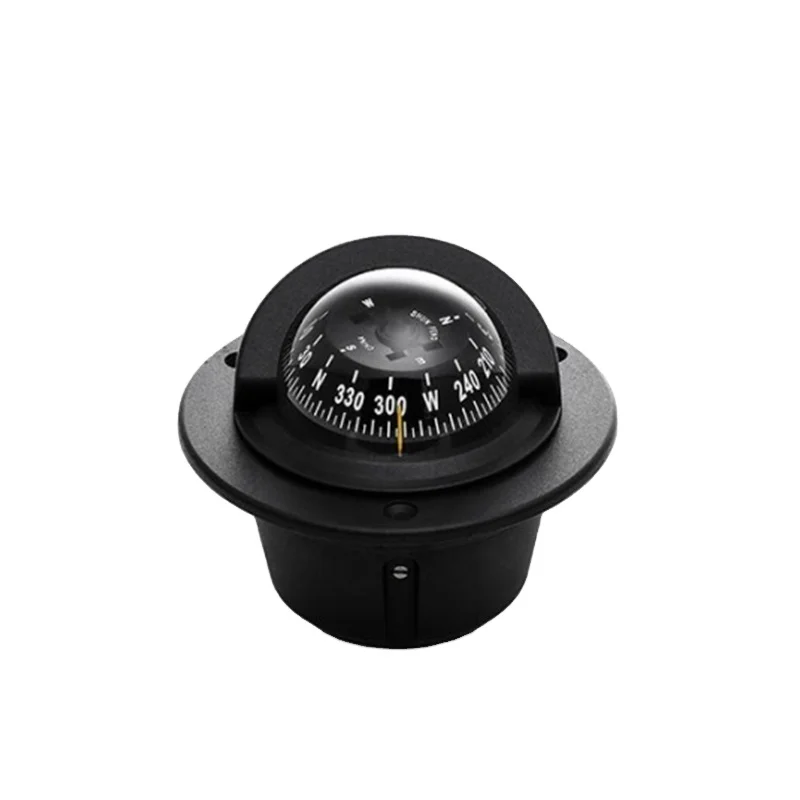 YT-QX650-A small ship boat yacht skiff 48mm flush mount magnetic compass Marine electronics maritime navigation communication