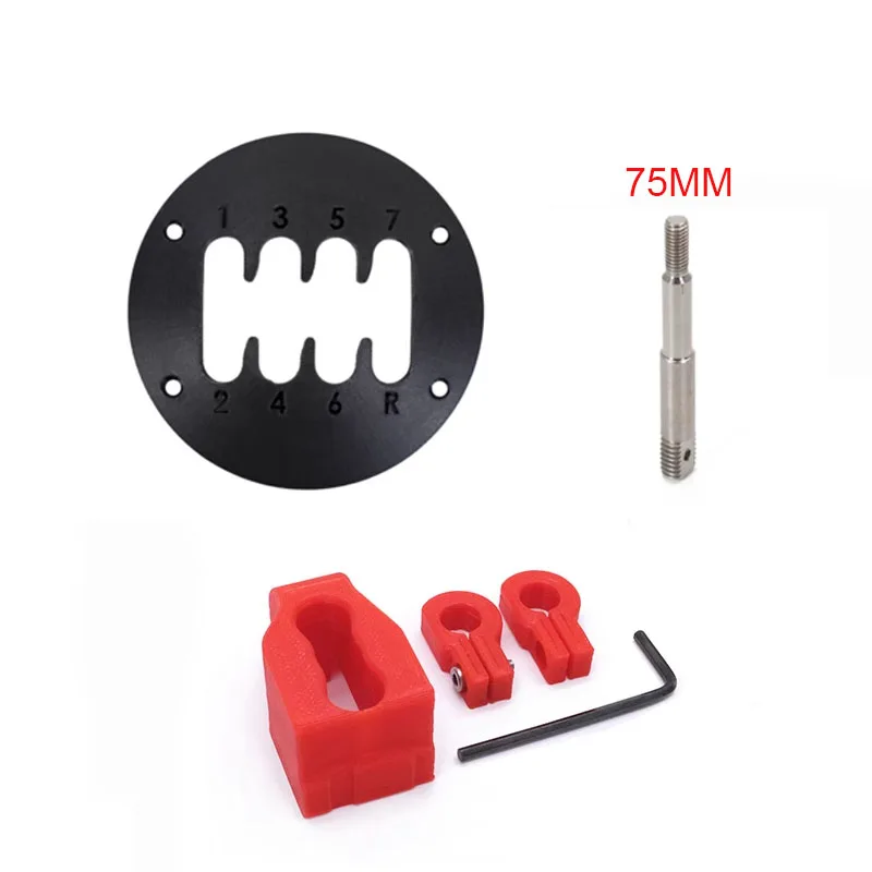 Upgrade Mod Mold Damping Short Throw/Short Shifter Mid Plate Real feel Modification Kit For Thrustmaster TH8A Gear Accessories