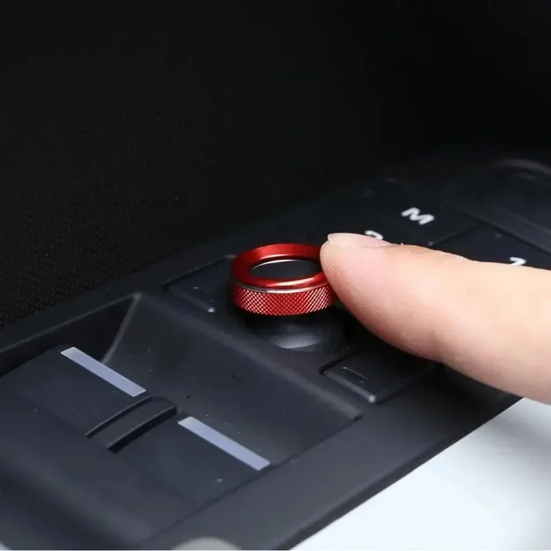 

For Land Rover Defender 90 110 130 2020-2024 Interior Car Accessories Aluminum Alloy Car Reversing Mirror Adjustment Knob Cover