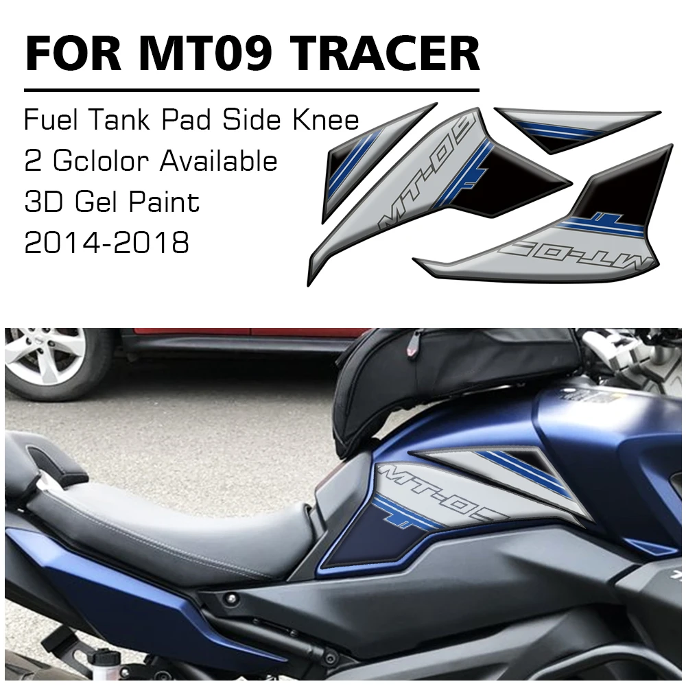 

3D-наклейки из смолы для защиты бензобака мотоцикла, водонепроницаемые, для MT09 MT-09 MT 09 Tracer 2014-2018