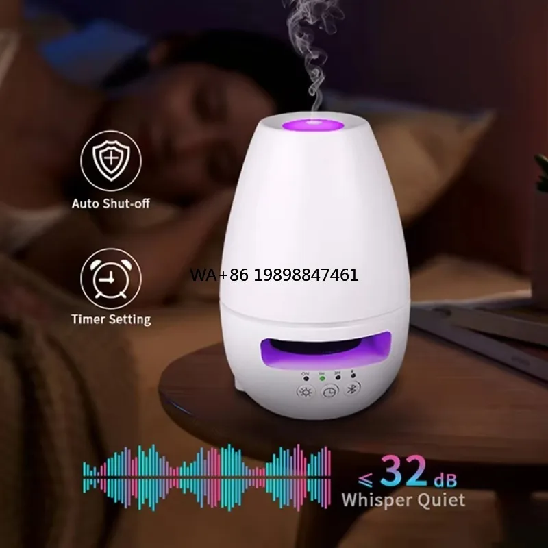

Blue Tooth Speaker Essential Oil Diffuser Luxury 120ml USB Installation Wood Fragrance Air Freshener Home Life-Changing Solution