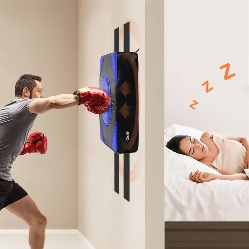 Wall Punching Pad For Boxing Wall Focus Target Foam Boxing Fighter Fitness Wall Punch Bag Height Adjustable Leather And High