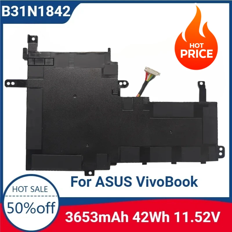 

For B31N1842 11.52V 42Wh Replaceable Battery for ASUS VivoBook S531FA V531FL V531FA X531FA S15 S531FL S530FA-EJ042T 3ICP5/57/80