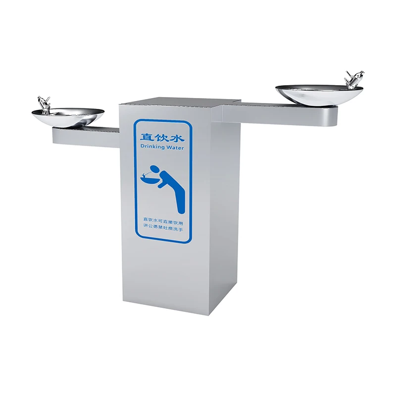 for-Outdoor Water Dispenser High and Low Drinking Water Plate With Purifier Outdoor Public Stainless Steel Fountain%