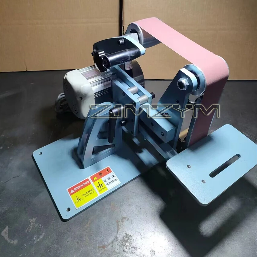 Vertical & Horizontal Electric Belt Grinder 750W 110V/220V - Multi-Functional Polishing Grinding Machine for Metal & Wood
