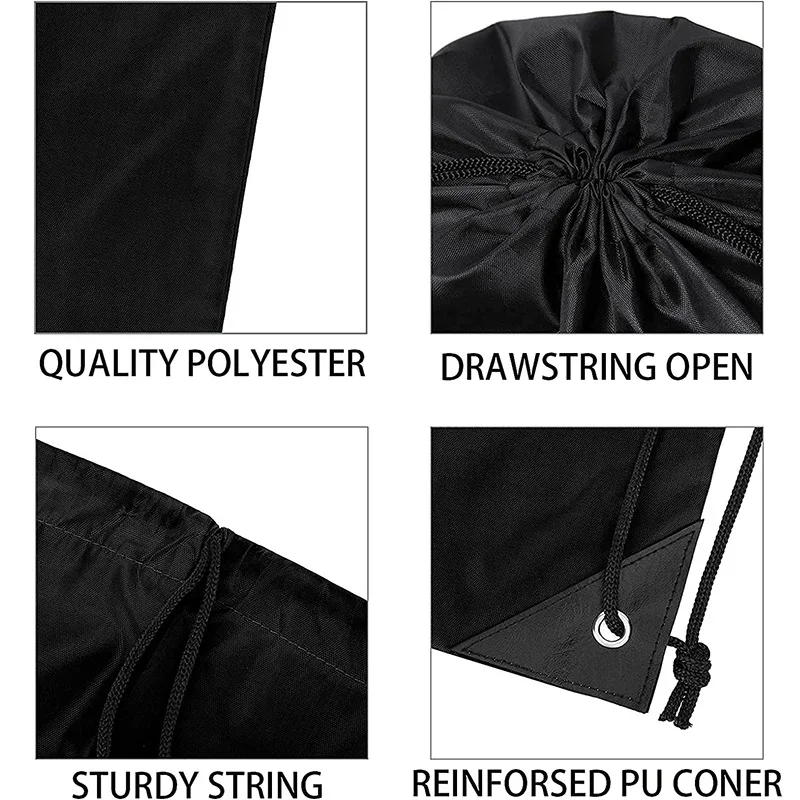 Borse zaino con coulisse Sacco cinch con cordino Zaino sportivo da palestra fai-da-te per ragazzi ragazze donne uomini