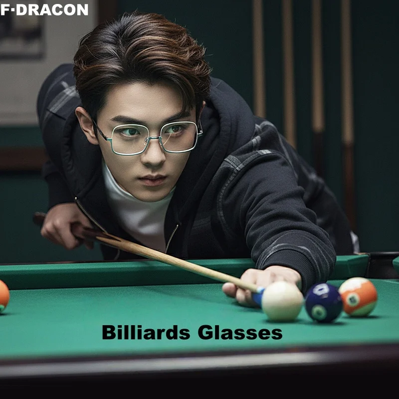 Billiards Glasses Frame Professional Wide-angle Focal Point Men's And Women's Glasses Frame Half Frame Optical Frame T001