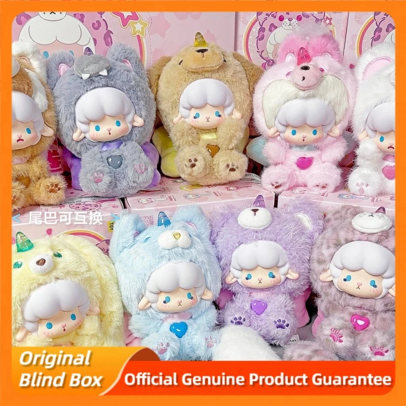 

Подлинная серия Gyun Big Tailed Critter Crew Mystery Box, милая виниловая плюшевая сумка, подвески, украшения, модные игрушки, куклы, подарки для девочек