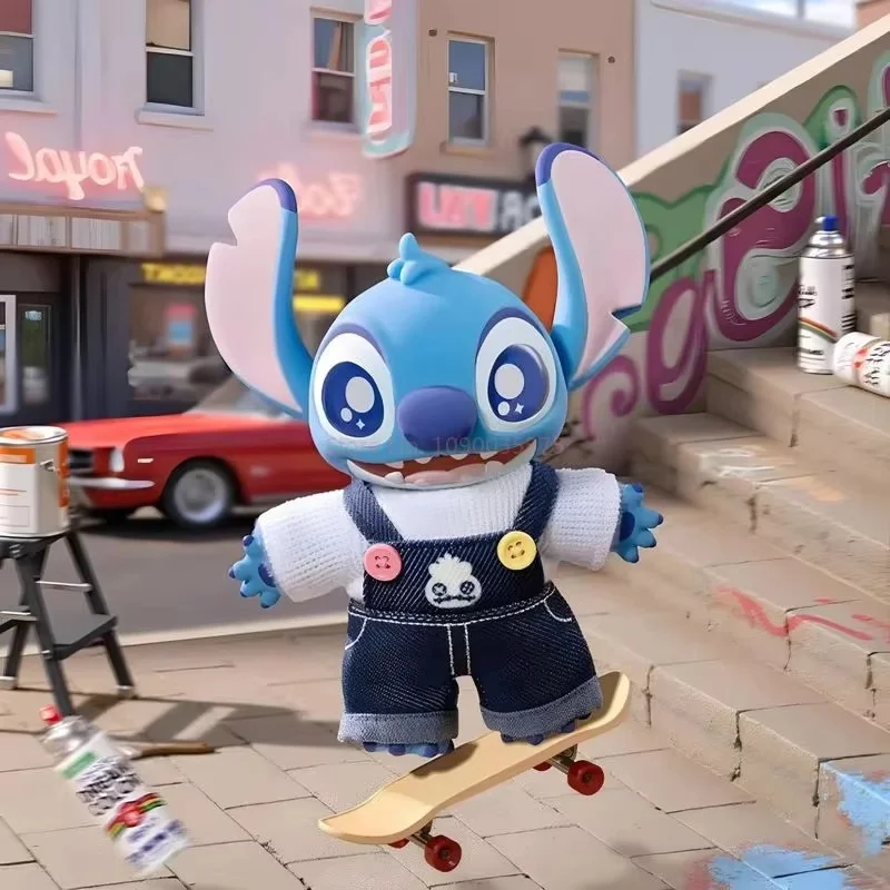 

Disney Stitch Dress up Show Series Blind Box Виниловая фигурка Модный персонаж аниме Настольный орнамент Коллекционная игрушка Подарок на день рождения