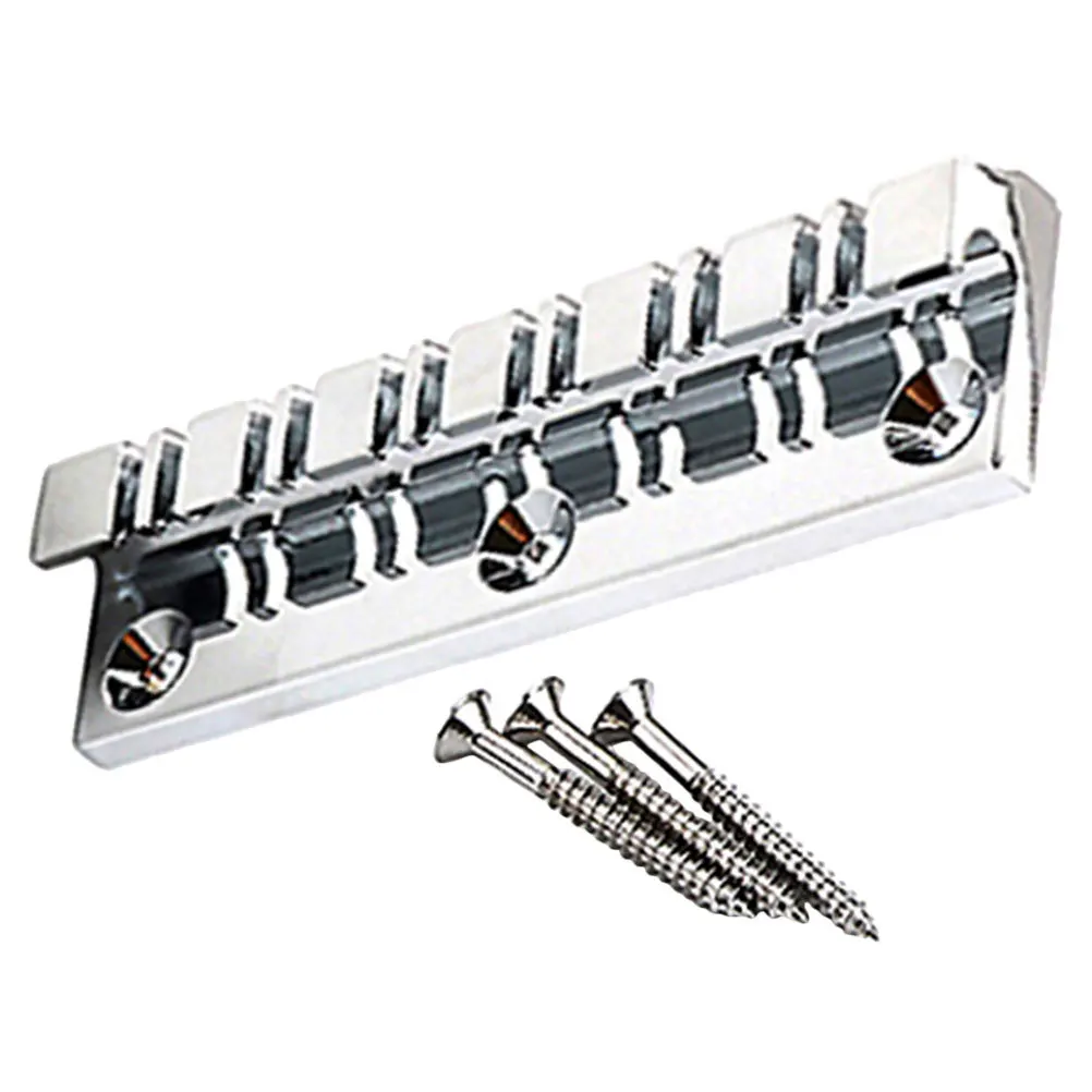 

Metal Guitar Bridge 12 Strings Durable Fixed Harp Bridge Precise Sound Transmission Electric Guitar Replacement Part