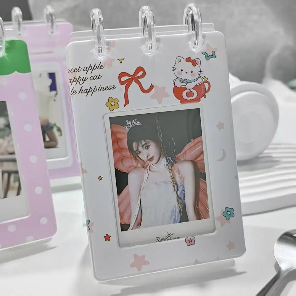 جديد شفاف سطح المكتب ألبوم صور DIY حامل بطاقة الصور ديكور المعبود بطاقة عرض الصورة بطاقة بريدية جمع الموثق صور بطاقة كتاب #1