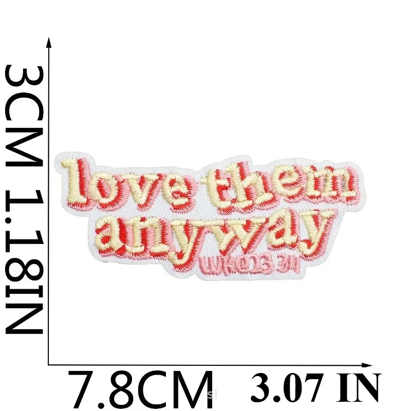 

Embroidery Cloth Sticker,clothes Decoration Patch Sticker,letter Yangyesu Inspirational Quotations,scriptures,computer Embroider
