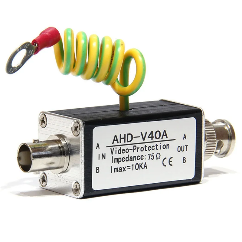 LXYB18B Coaxial Surge Protector AHD-V40A Single-Channel Lightning Arrester For Video Signal Multi-Stage Protection New