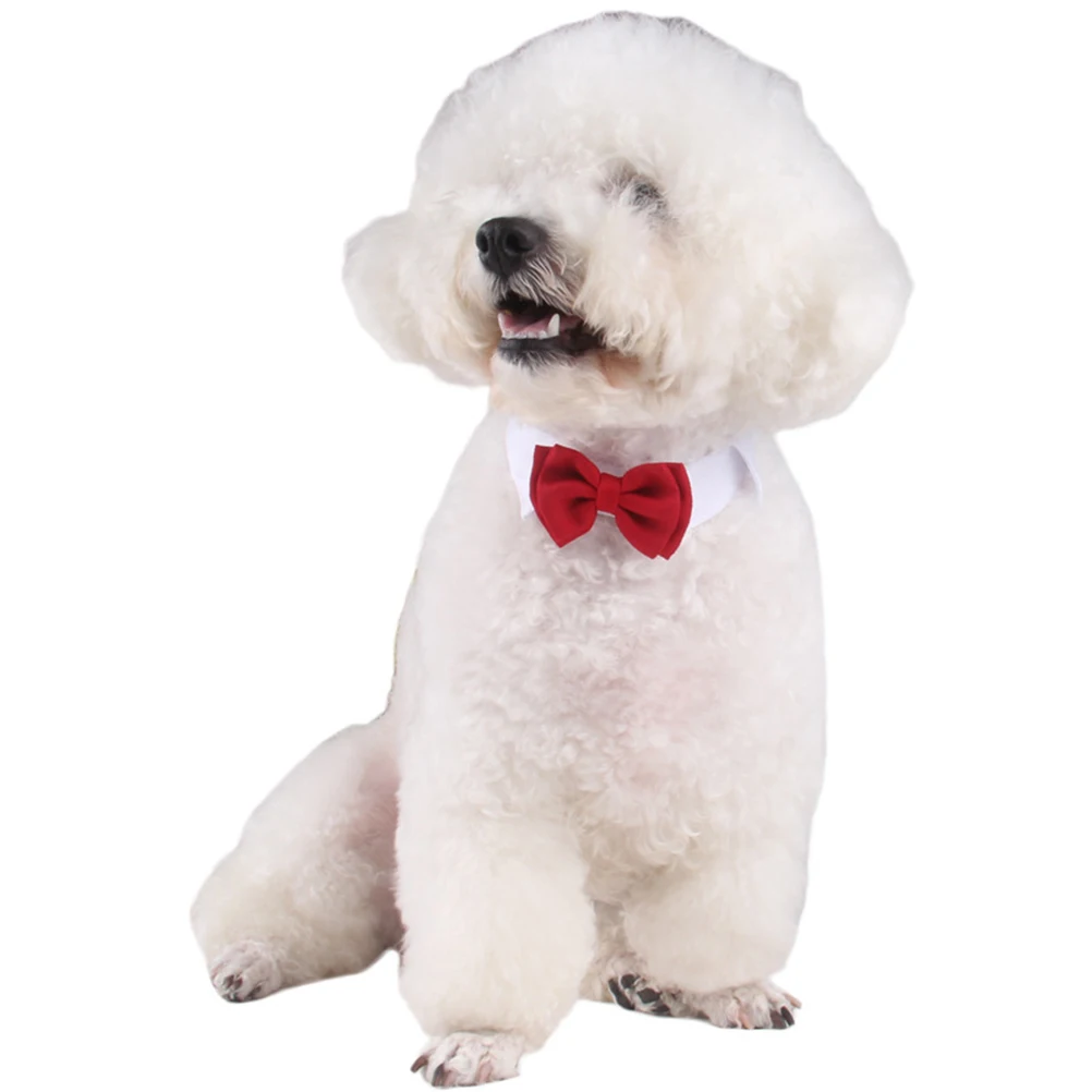 

Pet Bow Tie Size Cat Collar Puppy Fashionable Supplies Cotton Suitable for Cats