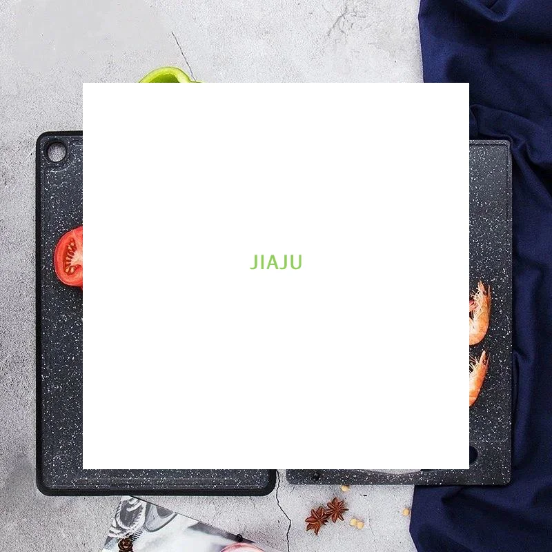 ~All Sizes Kitchenware High Quality  Chopping Board Anti Mildew Cutting Board Black Marble Style Double Side Use