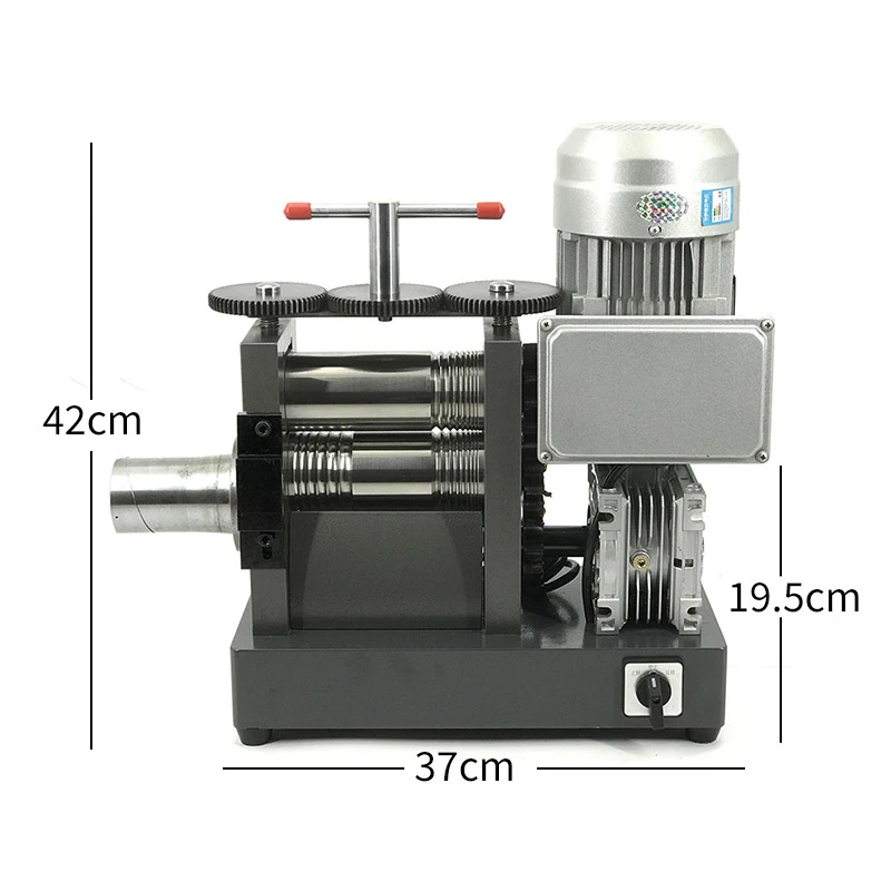 High Quality Goldsmith Jewelry Making Tools Sheet Wire Rolling Mini Electrical Rolling Mill Machine with Wire Collection