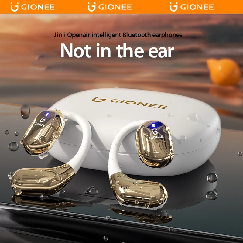 GIONEE JL001 Open Wireless Headphones OWS Bluetooth Earphones HiFi Stereo Headset Noise Reduction Earbuds with Mic HD Voice