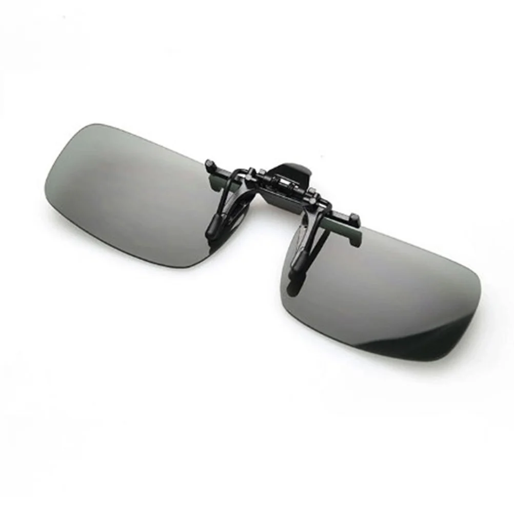 

Clip-on Sunglasses Polarized Grey Lens Small Fit Metal Plastic Frames Non Shrinking for Men Women Uv Protection Up
