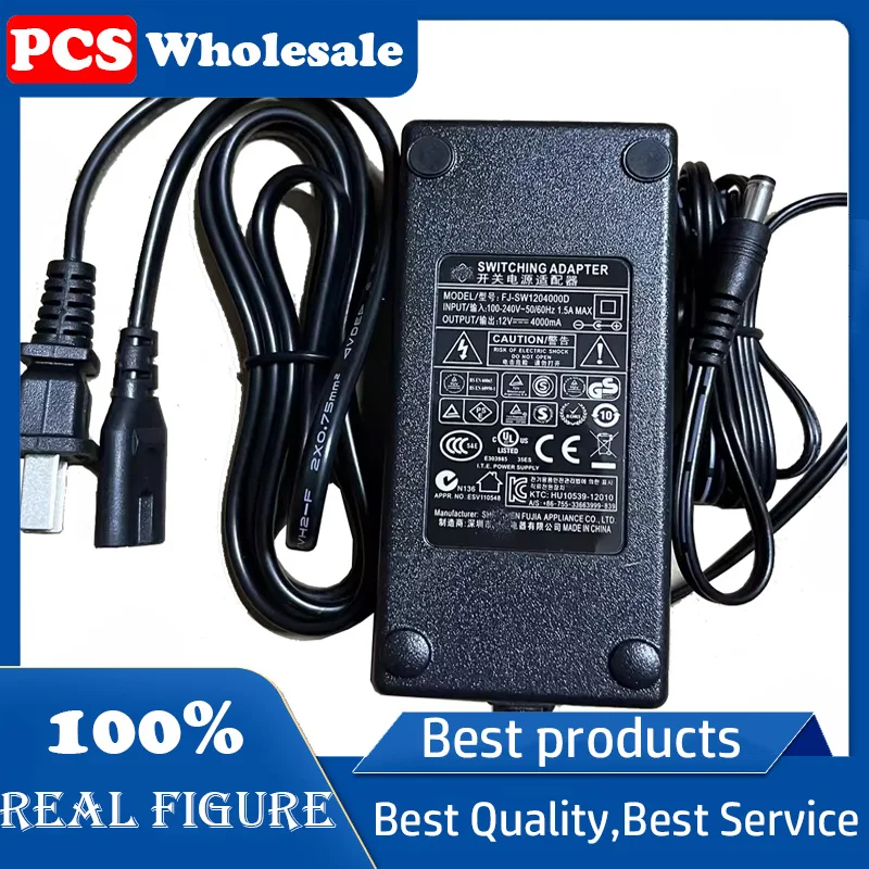 

Original 12V 4000MA power adapter Model FJ-SW1204000D 4000MA