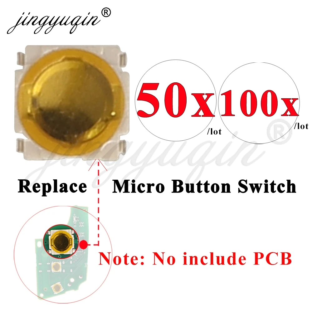 50/100 Stück Auto-Schlüssel-Touch-Mikroschalter Taktiler Druckknopf SMD für VW Jetta Polo Tiguan Passat MQB Audi Peugeot Citroen Renault