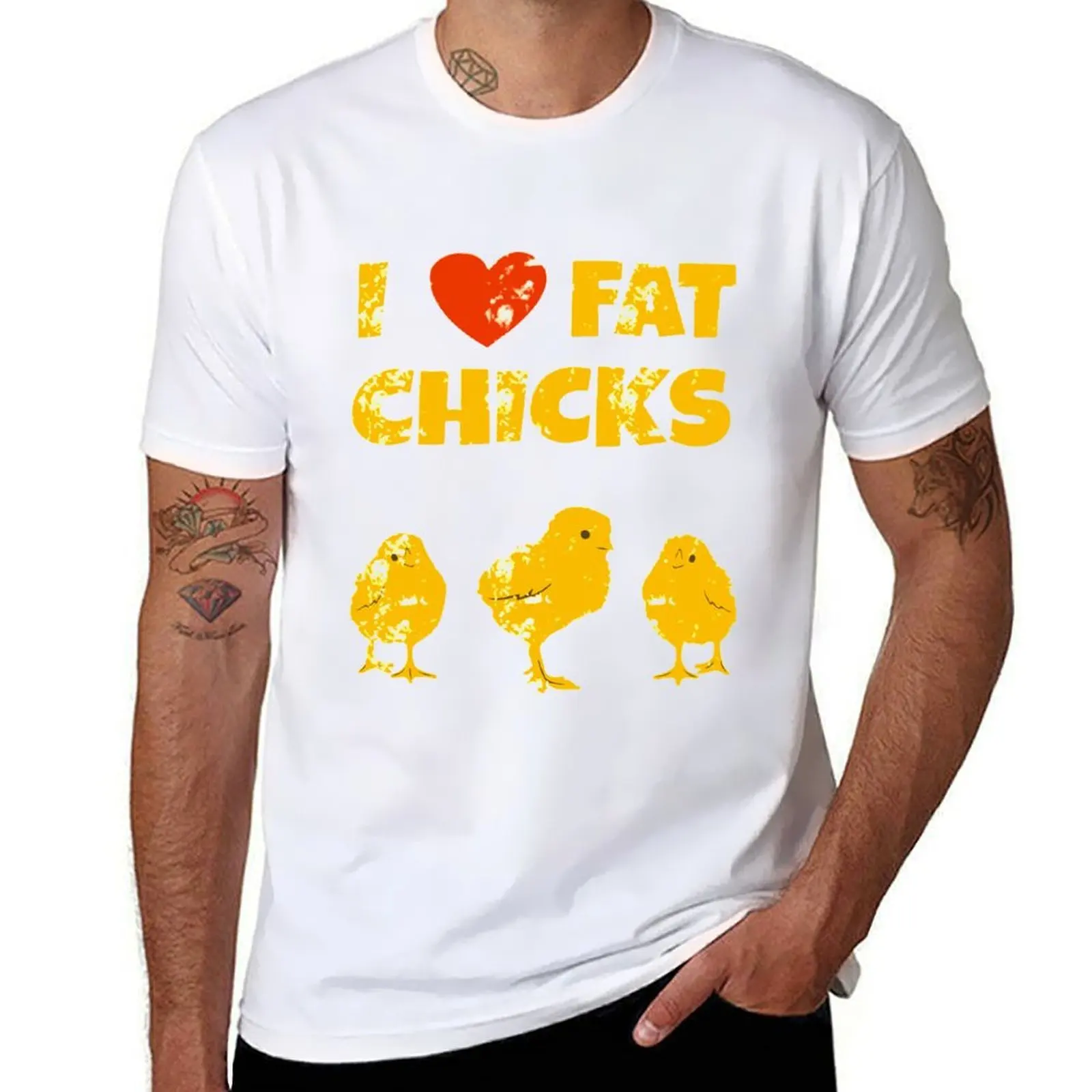 Футболка Chicken Farmer I Love Fat Chicks-4500, мужские футболки для мужчин, повседневные мужские футболки, хлопковая футболка Футболка Chicken Farmer I Love Fat Chicks-4500, мужские футболки для мужчин, повседневные мужские футболки, хлопковая футболка