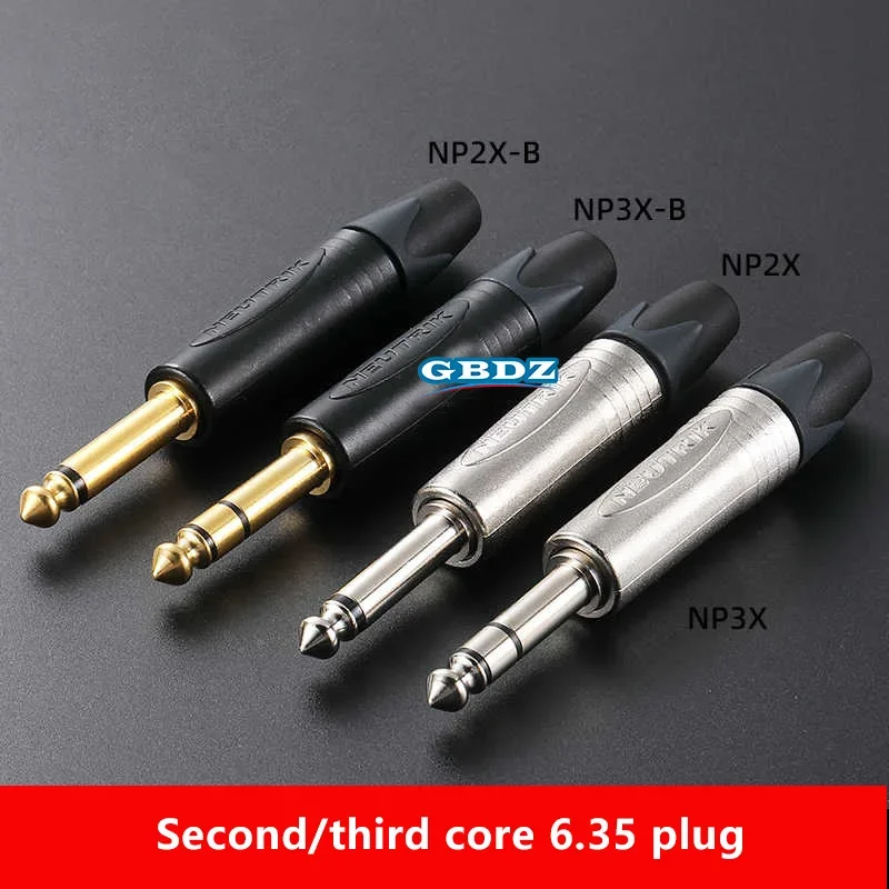 

Neutrik Jack 1/4" 6.35 mm Heavy Duty Phone Plug NP2X NP3X NP2RX NP3RX Mono / Stereo Guitar Snakes Speakers Audio Cable Connector