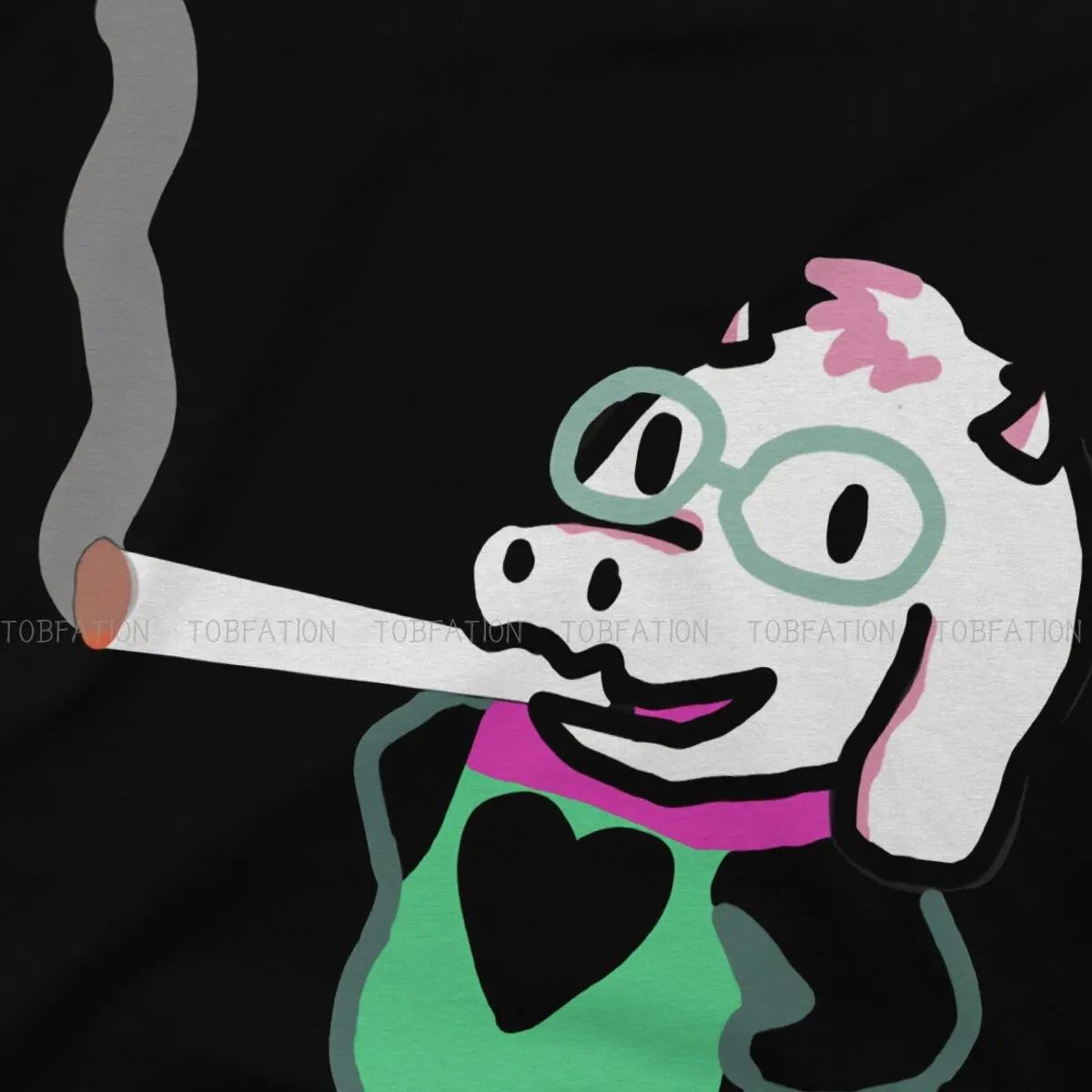 Deltarune Ralsei Blunt Design Tshirt Homme maglietta da uomo Streetwear Blusas Cotton per uomo