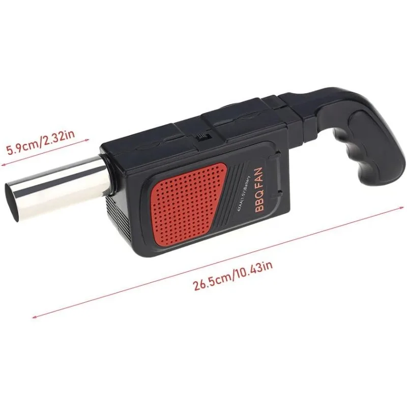 منفاخ هواء شواء كهربائي قوي محمول للتخييم في الهواء الطلق شواية باربيكيو للطبخ ومجموعة أدوات مساعدة لبدء النار