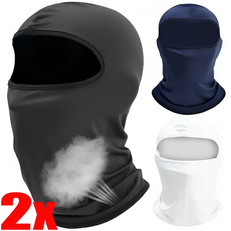 

Cycling Balaclava Unisex Breathable Ice Silk Motorcycle Riding Sports Face Mask Neck Protect Summer Sunscreen Headwear