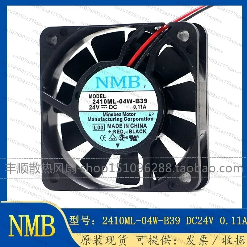 1PCS for NMB 6015 24V 0.11A 2410ML-04W-B39 6CM 3-wire with numerical control cooling fan