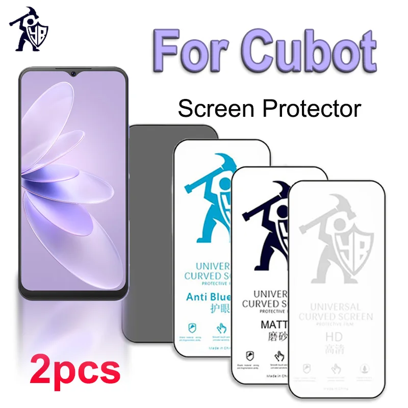 HD Screen Protector For Cubot King Kong 3 5 6 7 Mini 3 2 X20 X30 X50 Matte Hydrogel Film For Cubot Note 20 Quest Lite P30 P40