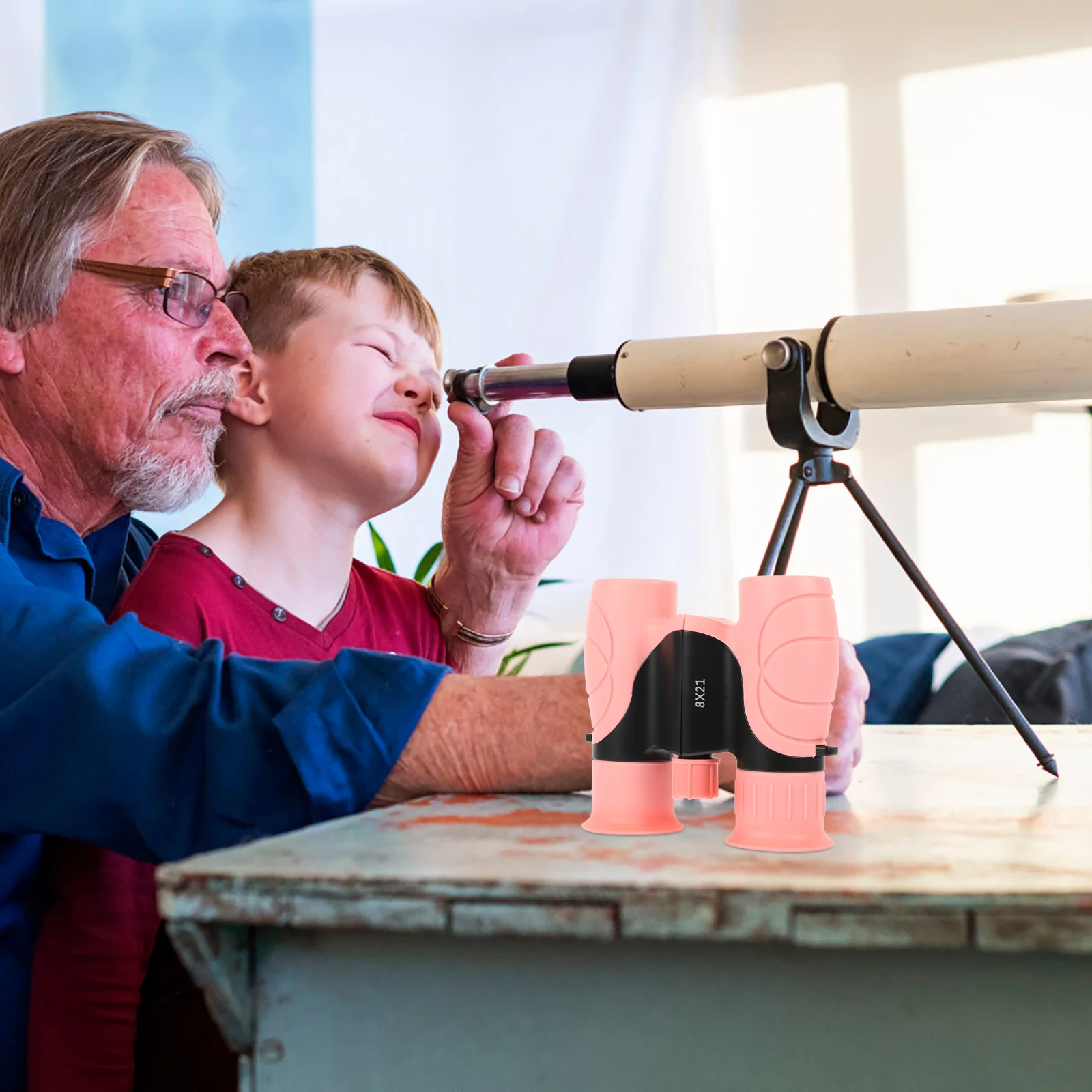 

1Set Kids Lightweight Travel Telescope for Outdoor Adventure High Tool for Children Hiking