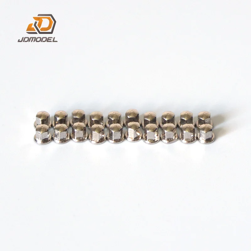 JDMODEL JDM-42 spherical screw, simulation screw M2, suitable for 1:14 tractor wheel hub, trailer wheel hub