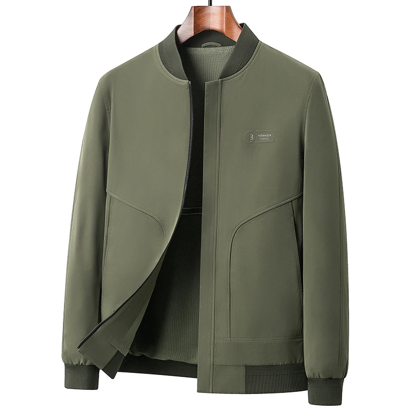 

The Main Promotion of New Explosive Spring and Autumn High-quality Casual Solid Color Jacket Comfortable Handsome Men's Clothing