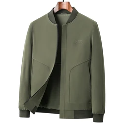 The Main Promotion of New Explosive Spring and Autumn High-quality Casual Solid Color Jacket Comfortable Handsome Men's Clothing