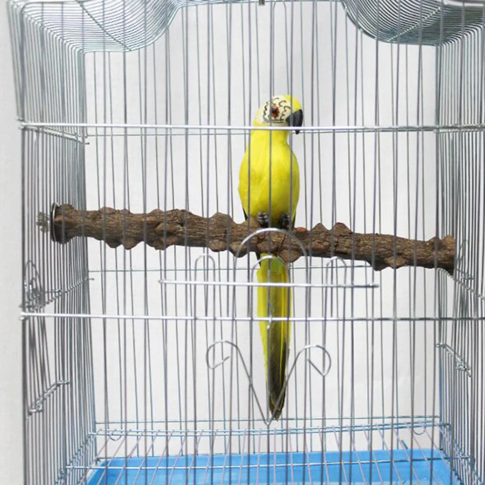 

3pcs Wooden Bird Parrot Stand Rod Bird Climbing Stand Durable Natural Wood Perch For Parrot Foot Exercise Comfort
