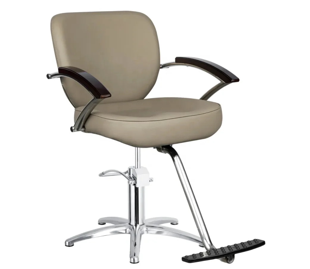

Salon furniture barber chair with stainless steel armrest Barber shop chair hair salon equipment New hairdressing chair
