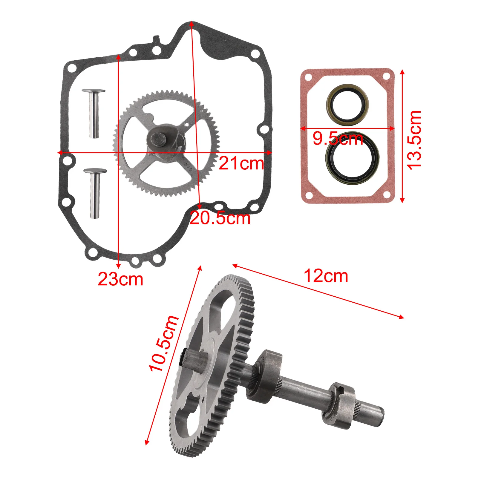 Enhance Your Lawn Tractor\\\\\\\'s Performance with this Gasket Kit Suitable for 215700 212707 212900 21B800 and More