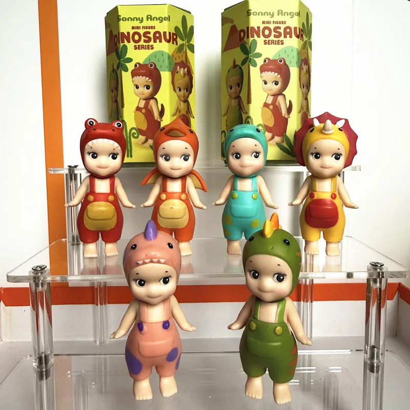 Mini Angel Dinosaur Series Blind Box: Cute Cartoon Figurine/Doll – Desktop Collectible Anime Figure – Christmas or Birthday Gift