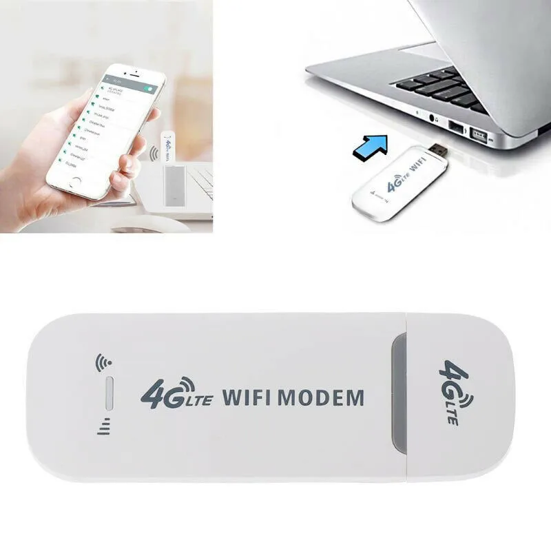 Módem USB europeo desbloqueado 4G WIFI Router LTE Dongle inalámbrico Auto Mobile Hotspot