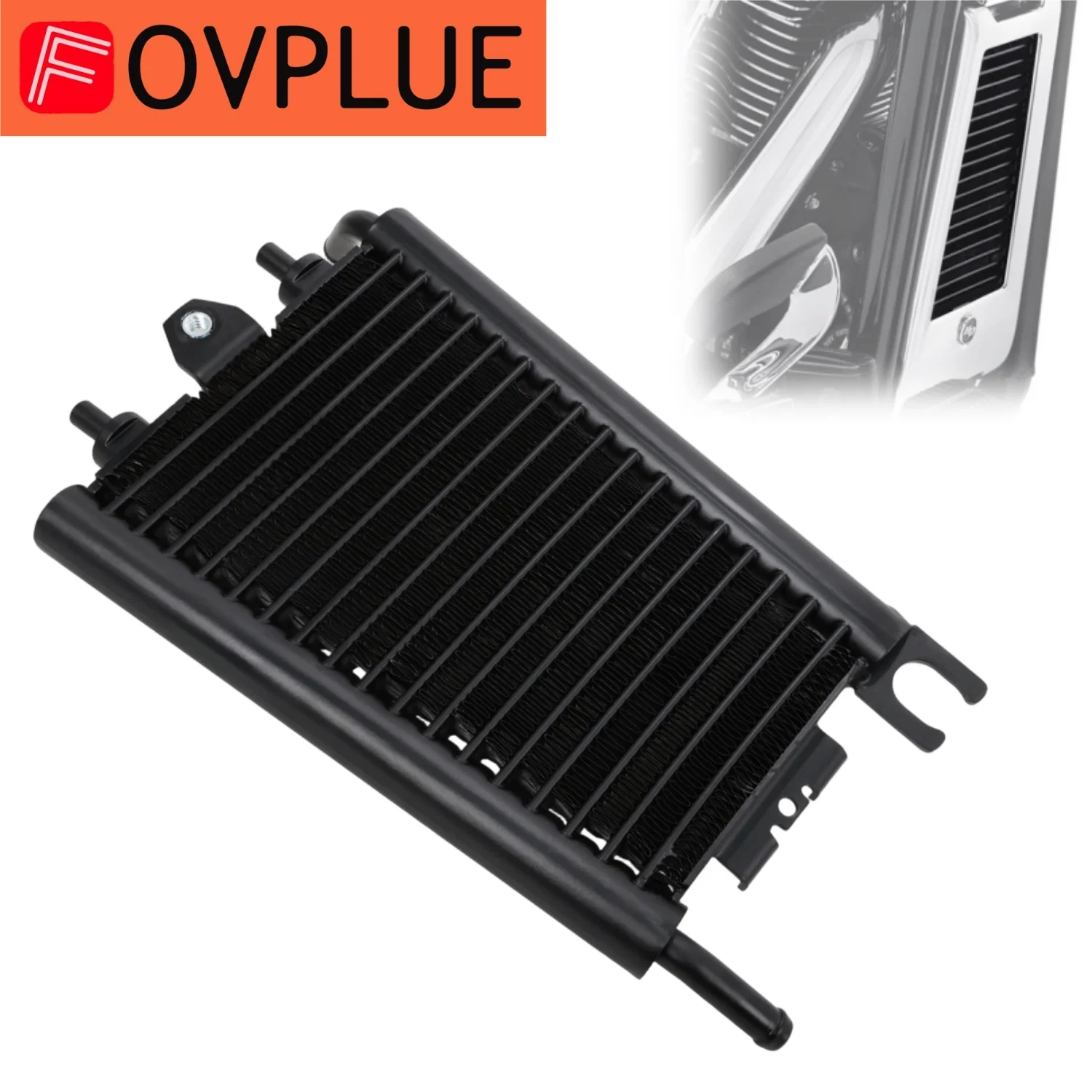 Motocycle accessories Radiator Oil Cooler Device Water Tank For Harley Softail Breakout Fat Boy 114 Street Bob Low Rider 2018-UP
