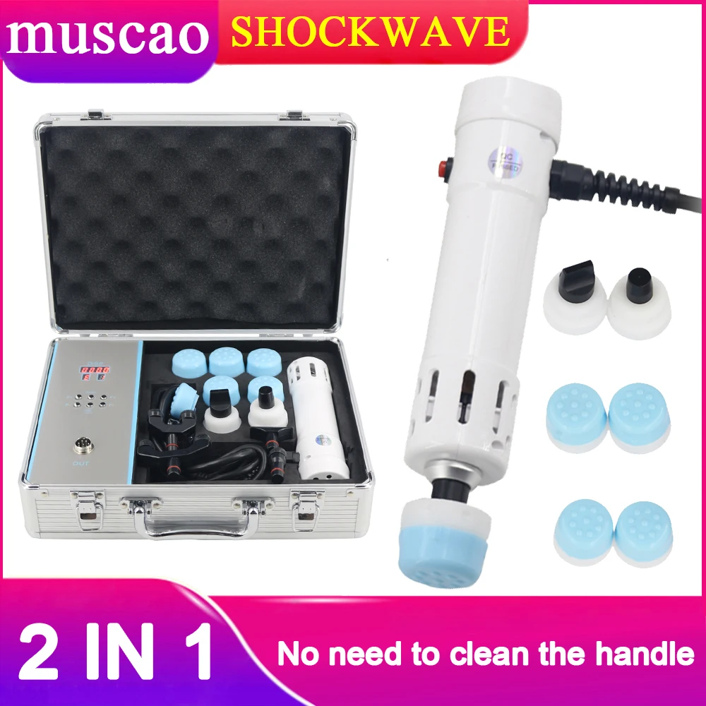 

2023 ED Shock Wave Therapy Machine Health Care Shockwave Instrument Pain Relief Portable Chiropractic Massager Home Use