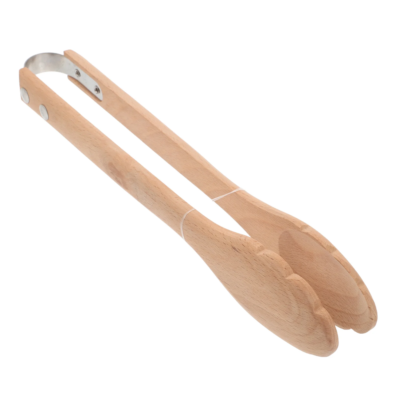 

Wooden Food Tongs - Natural Wood Serving Tool for Salad Pasta Bbq Grill Cooking Utensil Kitchen Accessories Reusable