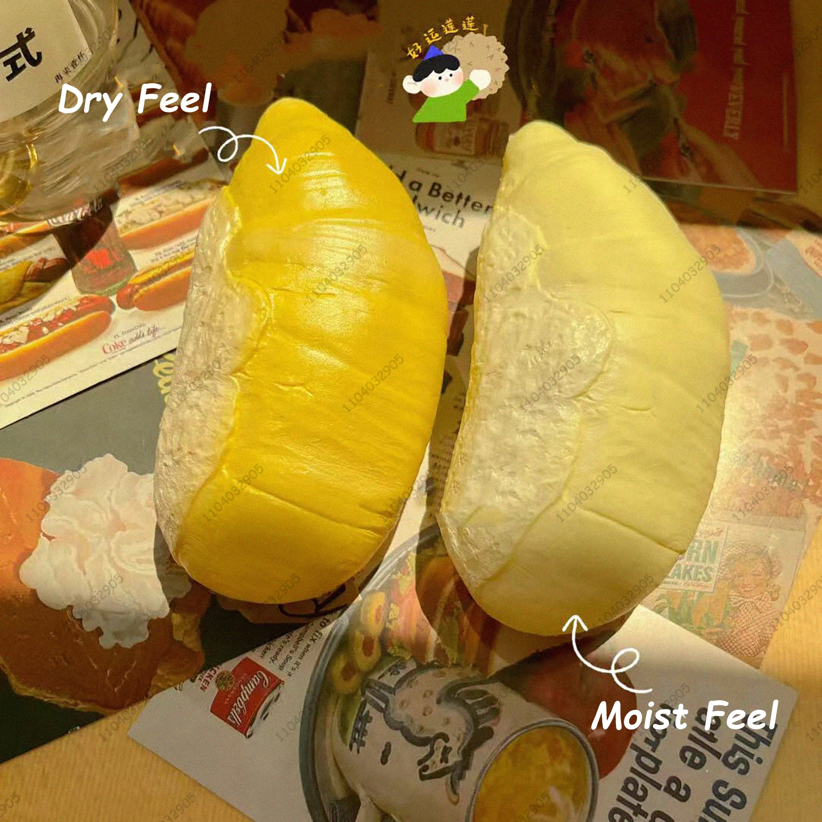 Durian pão lento subindo brinquedo mole alívio do estresse brinquedos fidget ansiedade tdah brinquedos sensoriais para crianças e adultos asmr autismo presente