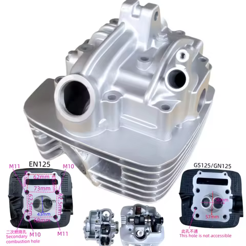 GS125 GN125H EN125 HJ125k-2 ZB is suitable for Haojue Suzuki cylinder head assembly, cylinder head components and accessories
