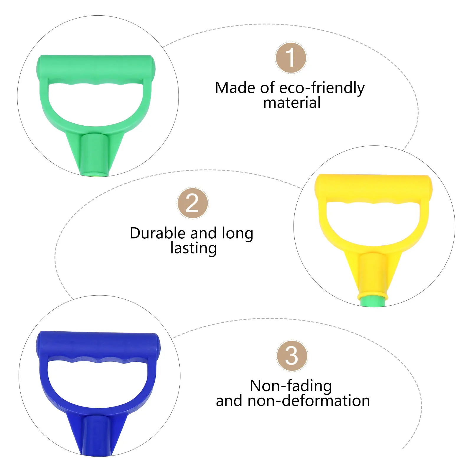 

6 Pcs Kids Beach Play Snow Sand Shovel Shovel Supply Materials Outdoor Activities Gifts